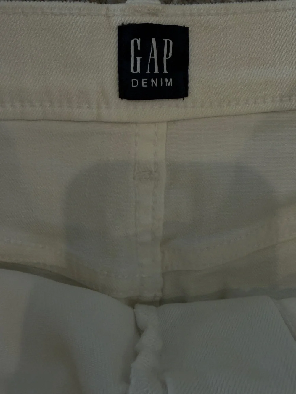 GAP Cream Denim Mini Skirt - Picture 2 of 4